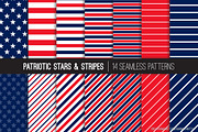 Vector Patriotic Stars & Stripes, a Pattern Graphic by SubwayParty (Thumbnail 1 of 2)