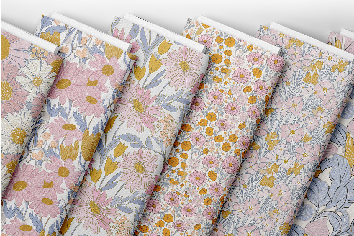 6 Seamless Pattern: Daisy, a Pattern Graphic by StudioCitra (Photo 4 of 10)
