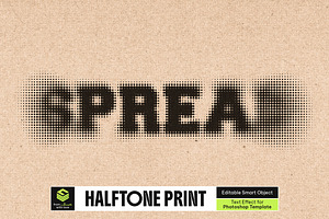 Halftone Print Text Effect, a Layer Style Add-On by iDoodle Studio