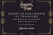 Quentes Fleur - A Tatoo Font, a Serif Font by Vava Aryanto (Thumbnail 6 of 7)