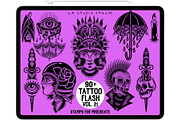Tattoo Flash Vol. 21 - Stamp Set, a Brush Add-On by LA Studio Sthlm (Thumbnail 1 of 6)