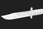 KABAR Combat Knife, an Object 3D Model by GamePoly (Thumbnail 7 of 8)
