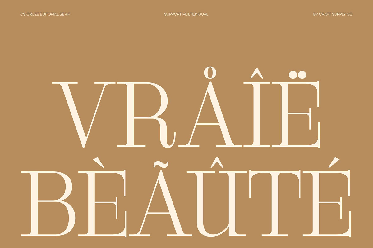 CS Cruze – Editorial Serif Font, a Serif Font by Craft Supply Co. (Photo 6 of 8)