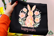 Happy Easter Png, Boho Floral Easter, an Illustration by Craft Nest (Thumbnail 4 of 6)