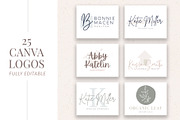 SALE! Canva Logo Templates, a Branding & Logo Template by Sweet Little Muse (Thumbnail 1 of 5)