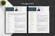 Modern Business CV Template | Canva, a Resume Template by Lux Resume (Thumbnail 2 of 9)