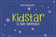 Kidstar, a Font by LetterJos (Thumbnail 1 of 7)
