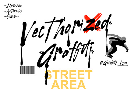 Vecthorized - Graffiti Type, a Symbol Font by NuType