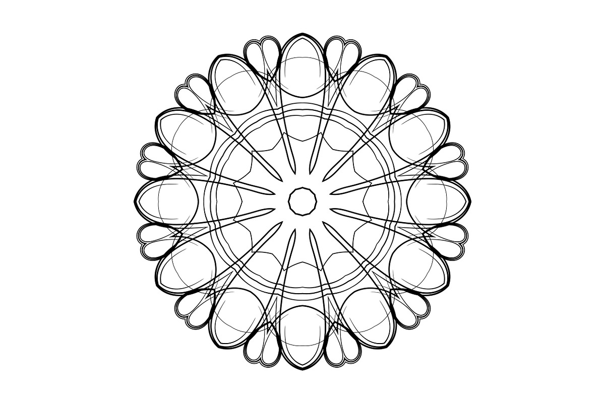 Decorative Mandala Digital Art Pack, a Decorative Illustration by NJ Himel (Photo 45 of 101)