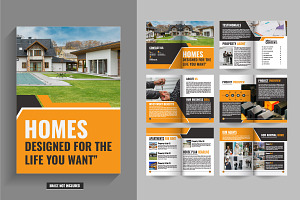 Real Estate Services Bi-Fold Brochur, a Brochure Template by Tanuart