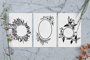 100 Hand Drawn Elements -Floral-, a Decorative Illustration by Michael Rayback Design (Thumbnail 8 of 18)