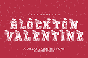 Blockton Valentine, a Serif Font by Dm Studio (Thumbnail 1 of 10)