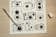 Large set of sketches, an Illustration by katyabuslaeva (Thumbnail 2 of 2)