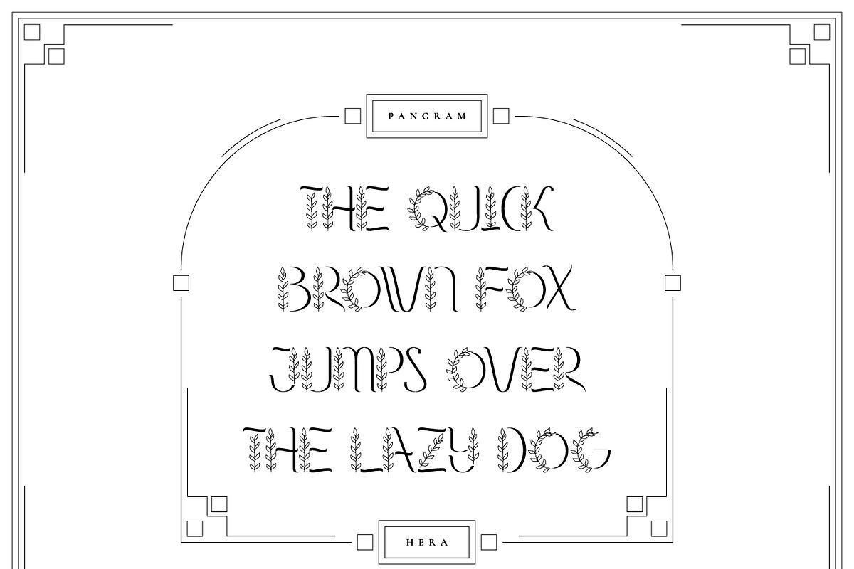Hera Display Font, a Serif Font by infernostudio3 (Photo 2 of 10)