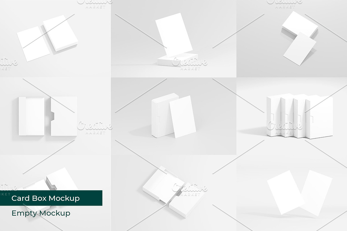 Card Mockup | 3D Rendering, an Advertising Mockup by mrfauzi (Photo 11 of 11)