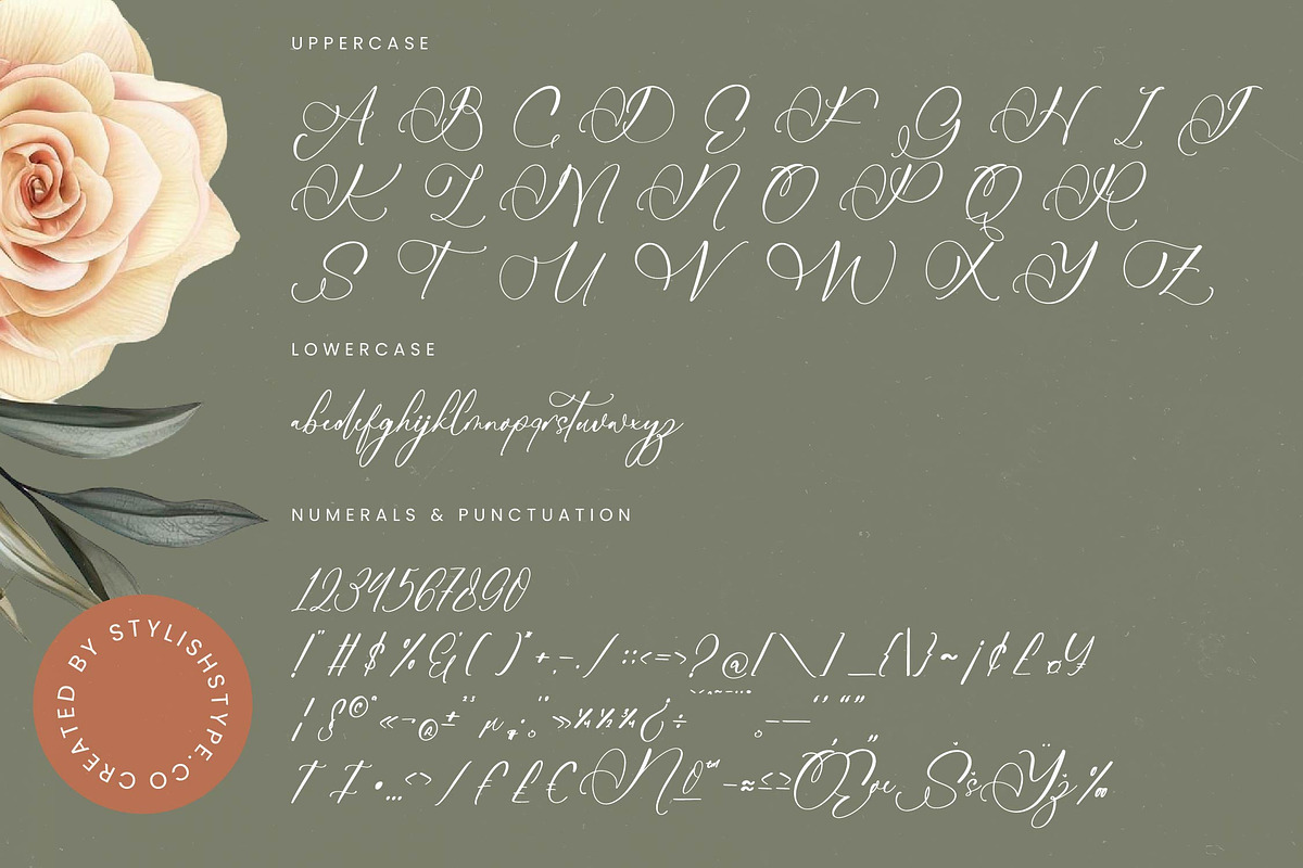 Nourisha Besthafi Stylish Font, a Script Font by stylishtype.co (Photo 18 of 20)