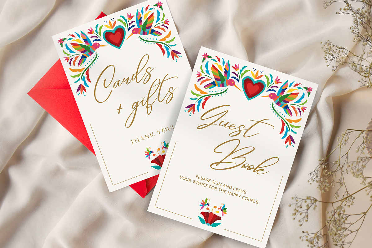 Mexico Otomi Wedding Bundle, a Templates & Theme by Akbaly (Photo 10 of 20)