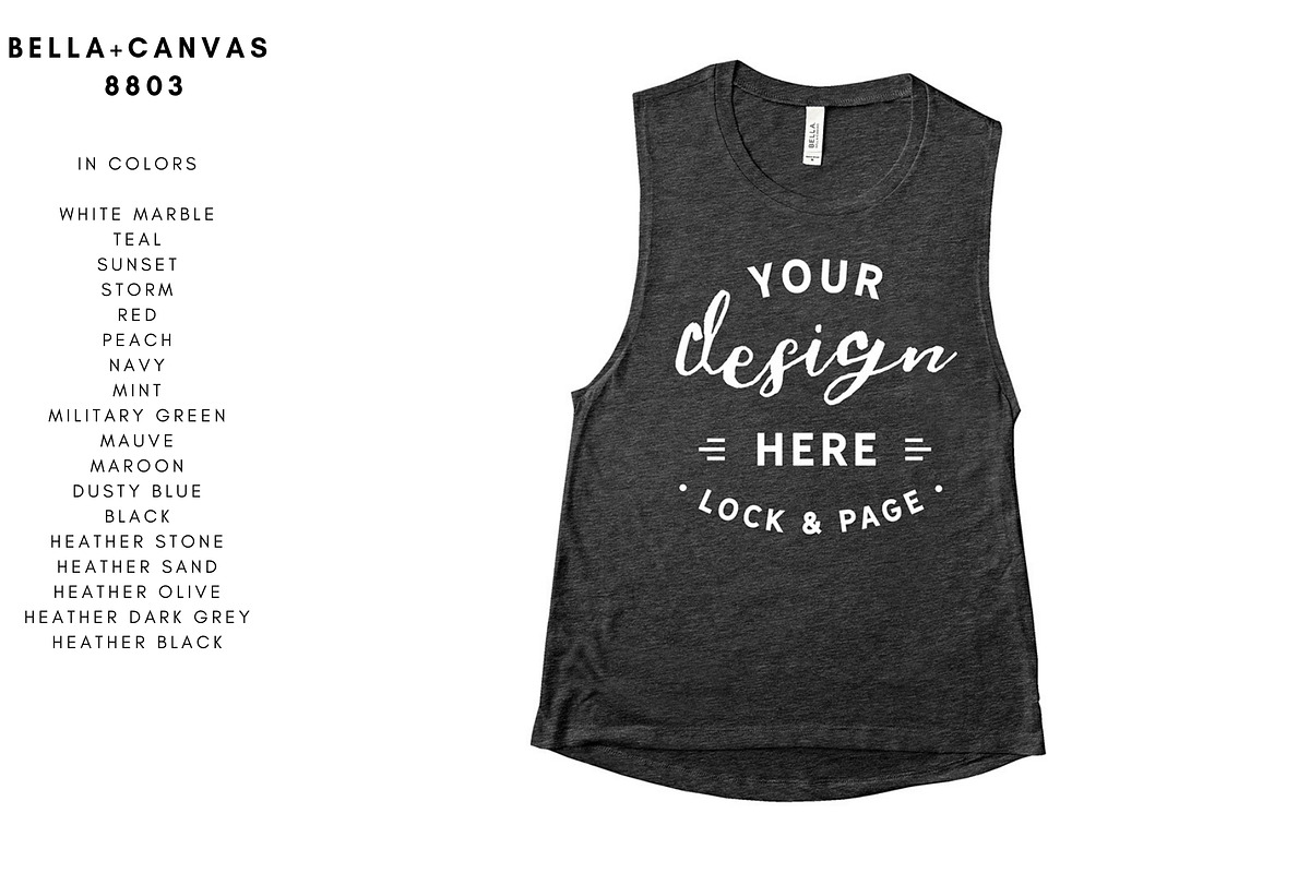 Bella Canvas T-Shirt Mockup Bundle, a Shirt Mockup by lock and page (Photo 5 of 85)