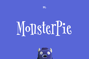 MonsterPie – Funny Serif Family, a Serif Font by Marc Lohner