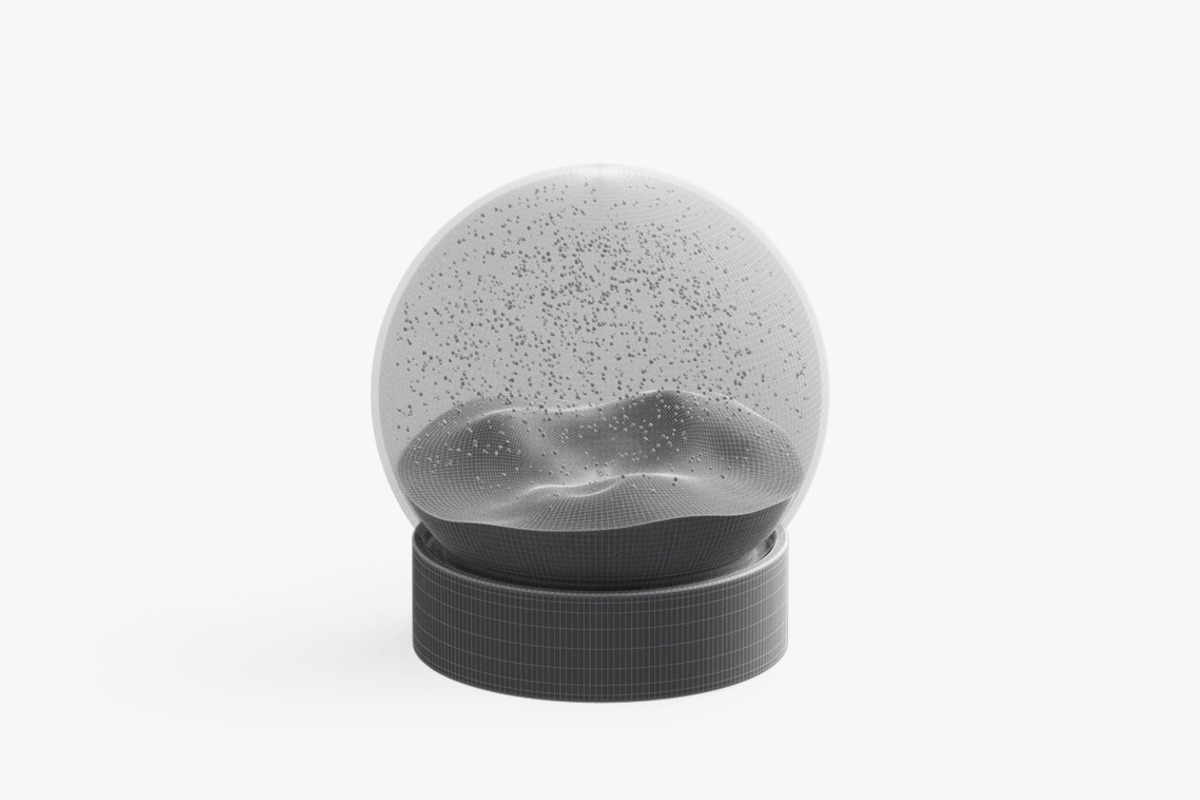 Snowglobe Animated Snowfall 3D Model, an Object 3D Model by rebrandy (Photo 10 of 10)