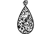 Ornamental Earring SVG Bundle, an Object Graphic by Designer_Momina (Thumbnail 3 of 20)