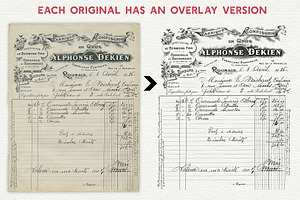 Vintage French Papers & Overlays V.1