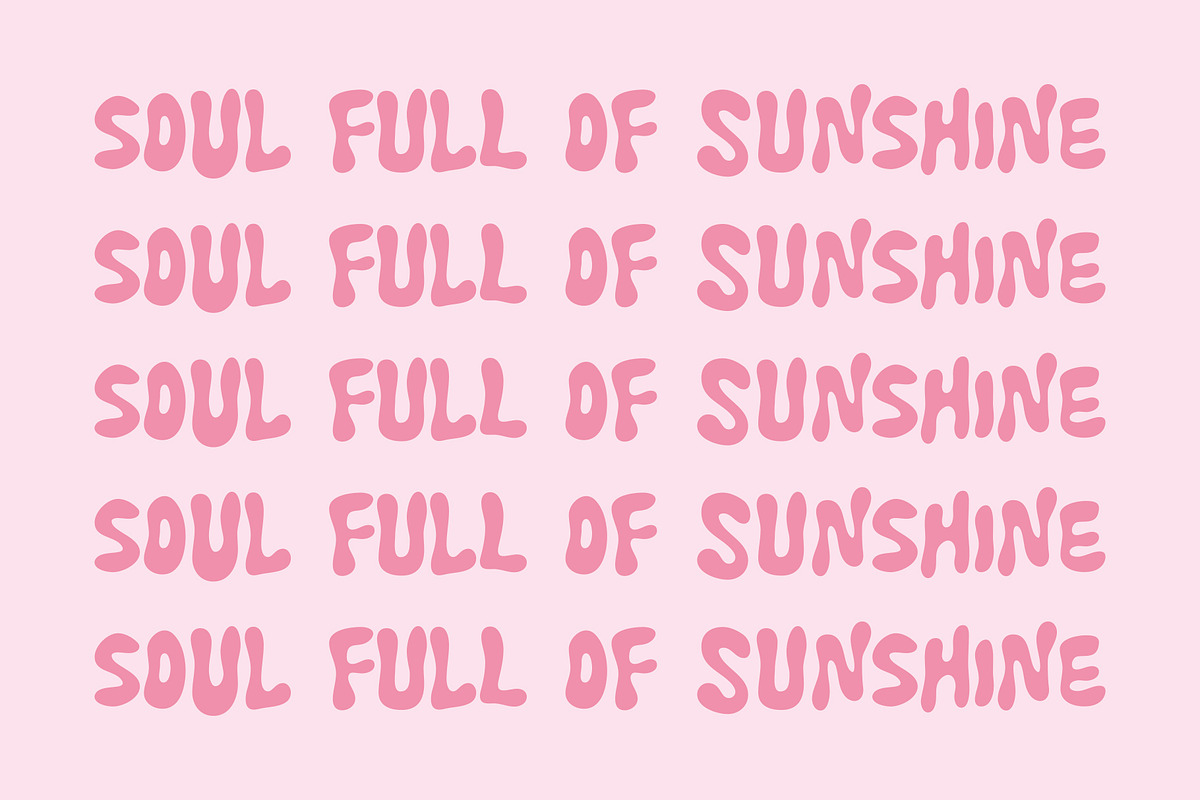 Kindness Power // Groovy Font Set, a Script Font by PeachCreme (Photo 7 of 11)