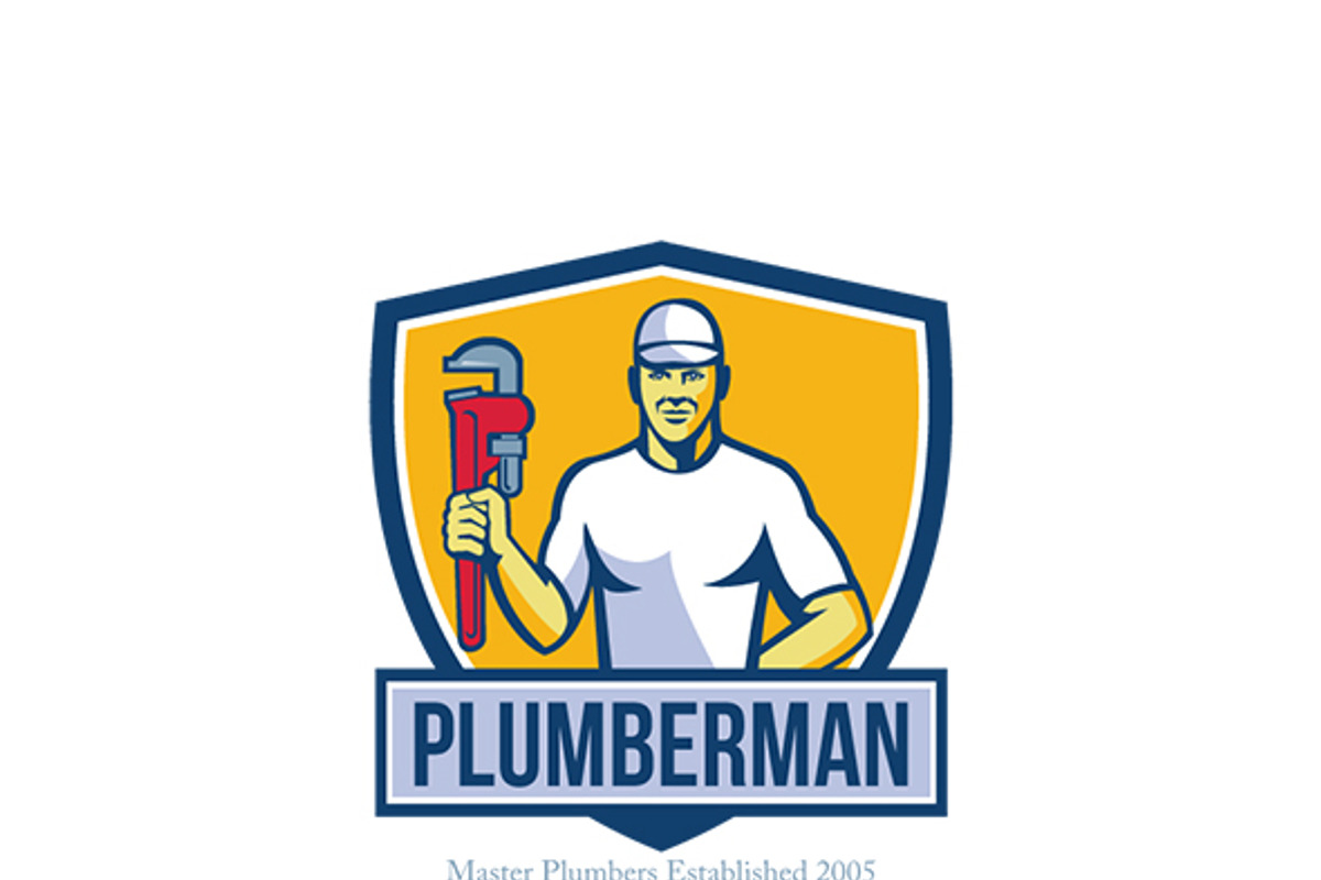 Plumberman Master Plumber Logo, a Branding & Logo Template by patrimonio