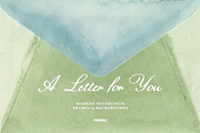 A Letter for You: Watercolor Collage, an Object Graphic by Purple (Thumbnail 8 of 16)