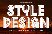 Style Design, a Script Font by InermediaSTUDIO (Thumbnail 1 of 8)