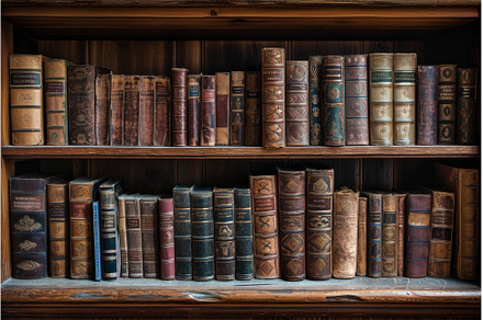 Nostalgic Antique bookshelf, a School & Education Photo by Ylivdesign