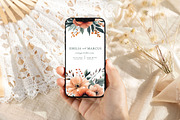 Coral - Wedding Invitation Suite, an Invitation Template by CinderHeart Designs (Thumbnail 6 of 8)