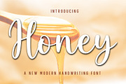 Honey, a Handwritten Font by Aura Typeface (Thumbnail 1 of 6)