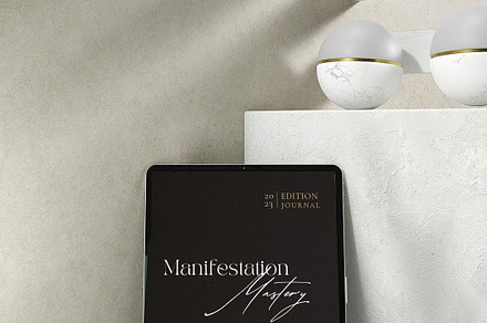 PLR Manifestation Mastery Planner, a Stationery Template by Brand Your Biz Co.