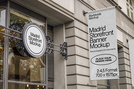 Madrid Storefront Mockup