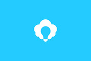 Creative Light Bulb Brain Cloud Logo, a Branding & Logo Template by arhabib (Thumbnail 9 of 17)