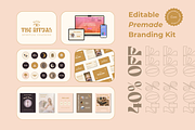Editable Brand Kit - The Ritual, a Branding & Logo Template by Liseno Designs (Thumbnail 1 of 8)