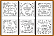 Winter Quotes Coloring Book, an Object Graphic by protabsorkar11 (Thumbnail 2 of 4)