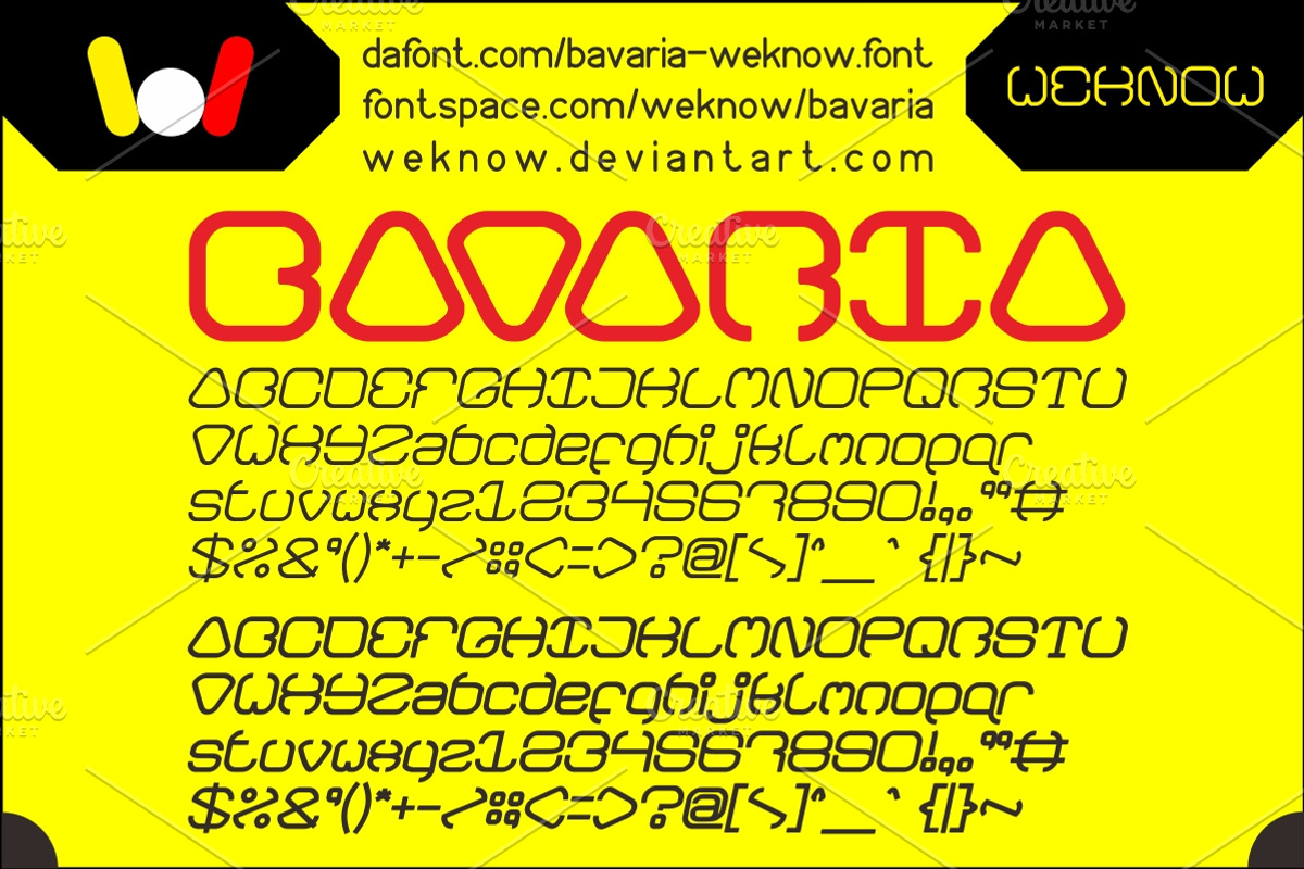 bavaria font preview 5