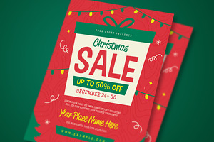 Christmas Sale Event Flyer