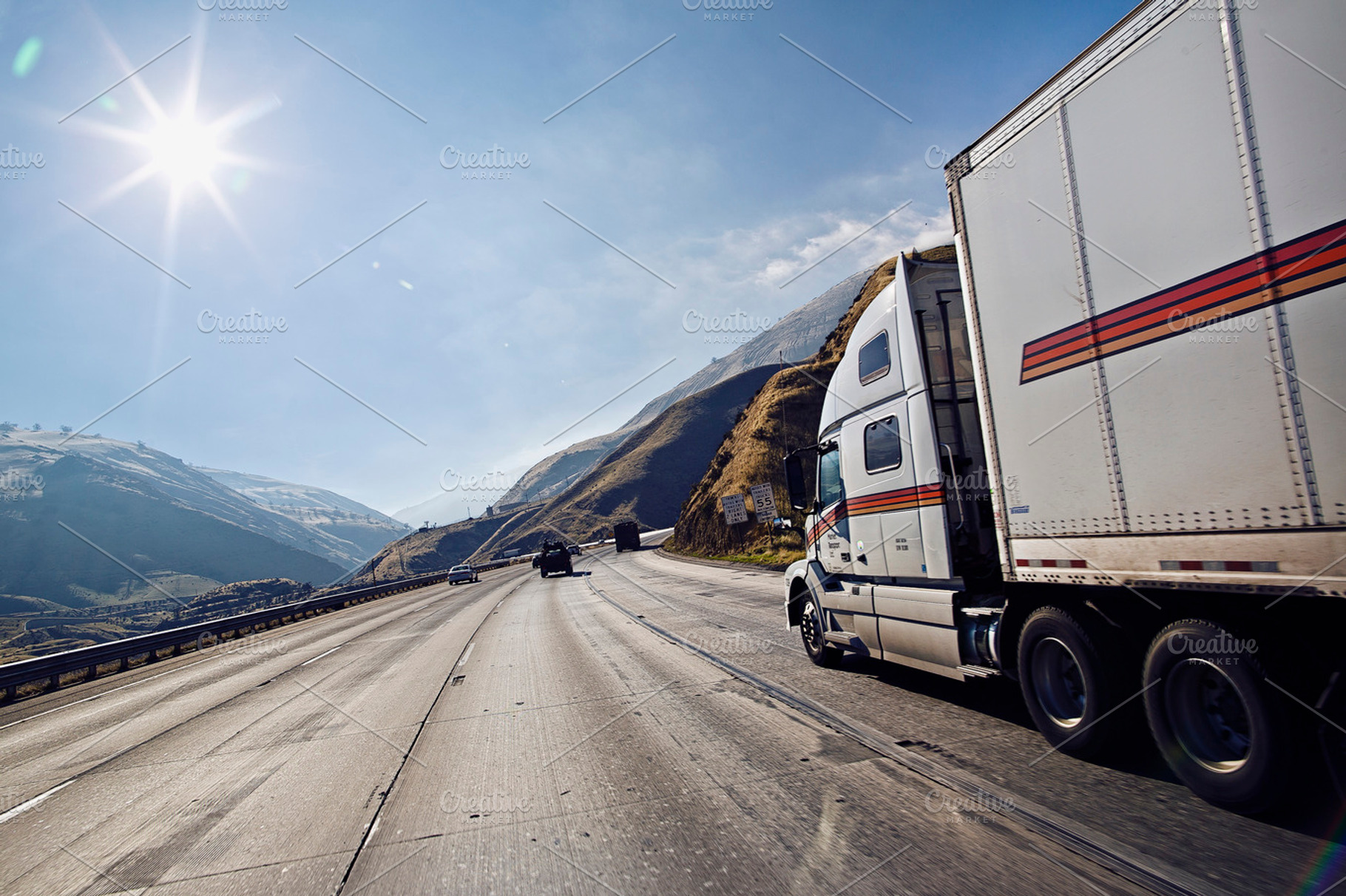 Trucking Through The Pass