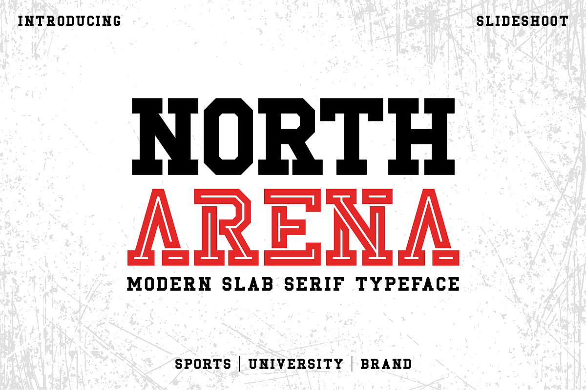North Arena - Slab Serif Font, a Slab Serif Font by Idea Studio (Photo 1 of 12)