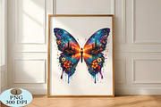 Boho Sunset Butterfly Enchanting PNG, a Seasonal Illustration by Daily.Designs (Thumbnail 5 of 5)