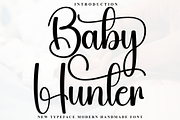 Baby Hunter, a Handwritten Font by FreshTypeINK (Thumbnail 1 of 8)