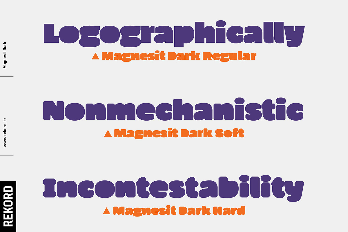 Magnesit Dark UltraBold Fonts, a Sans Serif Font by REKORD (Photo 2 of 11)