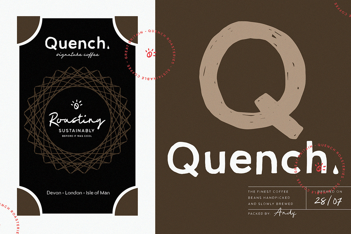Rustic - 13 Handcrafted Fonts, a Handwritten Font by Tom Chalky (Photo 8 of 10)