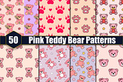 50 Pink Teddy Bear Patterns, a Pattern Graphic by protabsorkar11 (Thumbnail 1 of 4)
