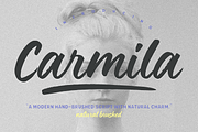 Carmila brush font, a Handwritten Font by cocodesign (Thumbnail 1 of 6)