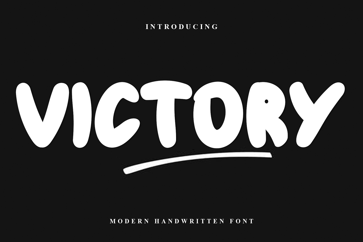 Victory, a Script Font by FreshTypeINK (Photo 1 of 7)