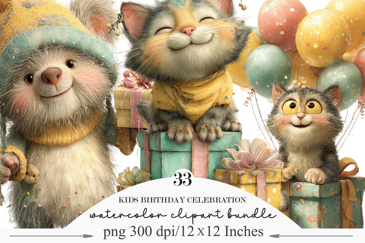 Whimsical Kids Birthday Celebration, an Illustration by Designking (Photo 1 of 5)